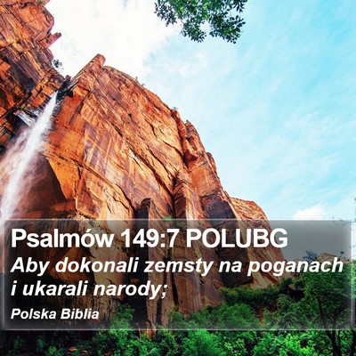 Psalmów 149:7 POLUBG Bible Verse Image