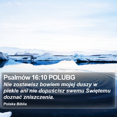 Psalmów 16:10 POLUBG Bible Verse Image