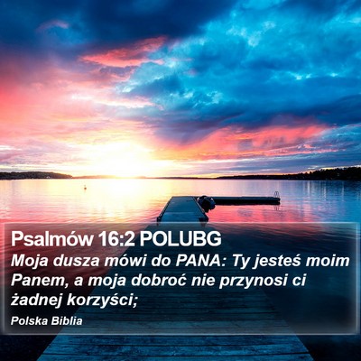 Psalmów 16:2 POLUBG Bible Verse Image
