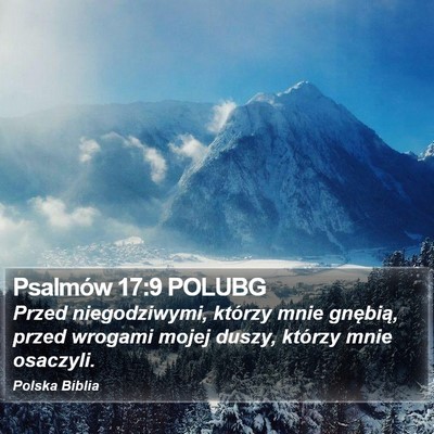 Psalmów 17:9 POLUBG Bible Verse Image