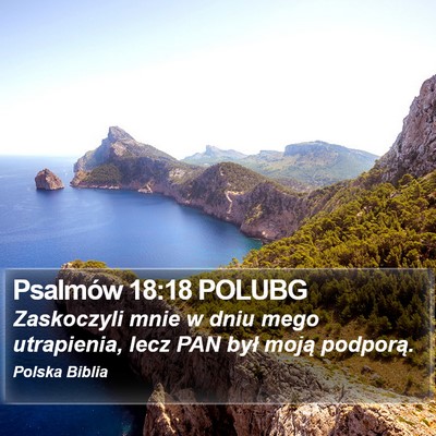 Psalmów 18:18 POLUBG Bible Verse Image