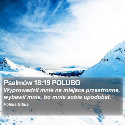 Psalmów 18:19 POLUBG Bible Verse Image