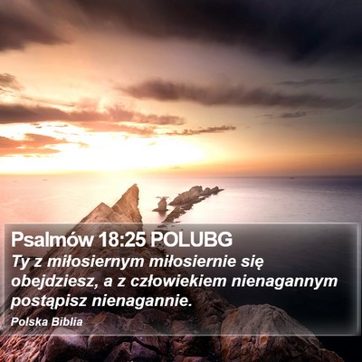 Psalmów 18:25 POLUBG Bible Verse Image