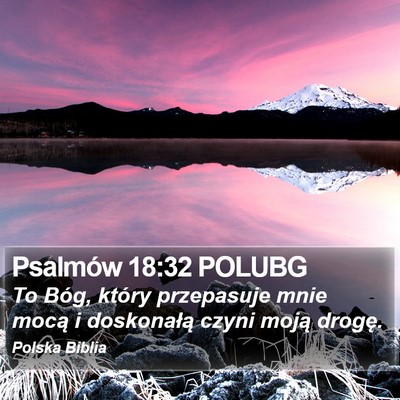 Psalmów 18:32 POLUBG Bible Verse Image