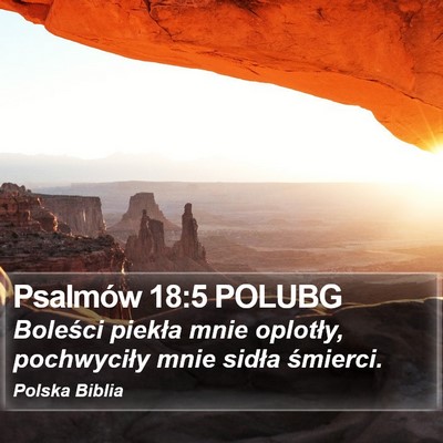 Psalmów 18:5 POLUBG Bible Verse Image