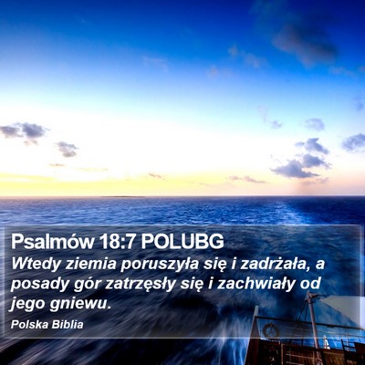 Psalmów 18:7 POLUBG Bible Verse Image