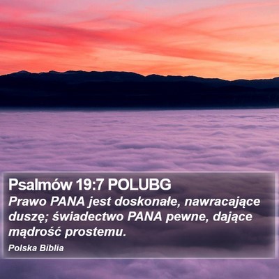 Psalmów 19:7 POLUBG Bible Verse Image
