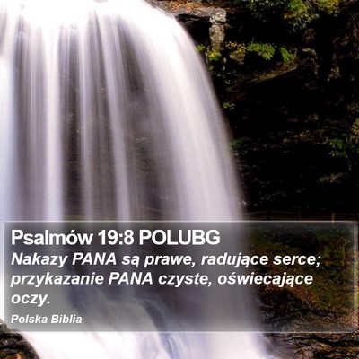 Psalmów 19:8 POLUBG Bible Verse Image
