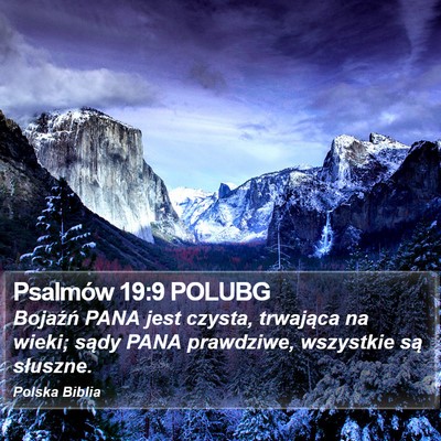 Psalmów 19:9 POLUBG Bible Verse Image