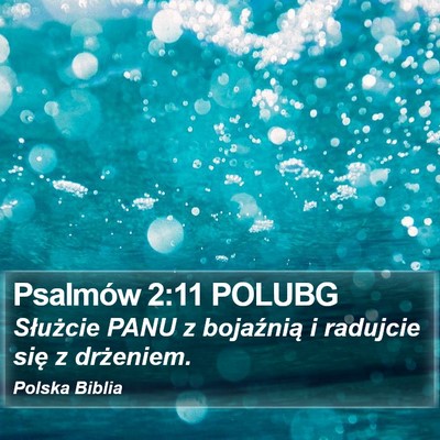 Psalmów 2:11 POLUBG Bible Verse Image