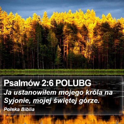 Psalmów 2:6 POLUBG Bible Verse Image