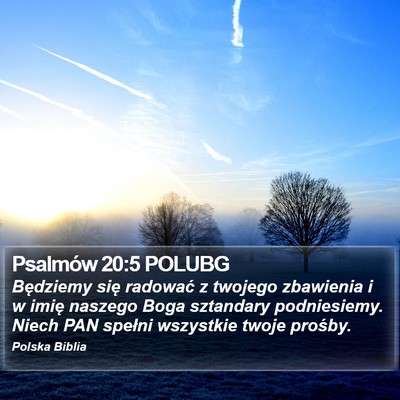 Psalmów 20:5 POLUBG Bible Verse Image