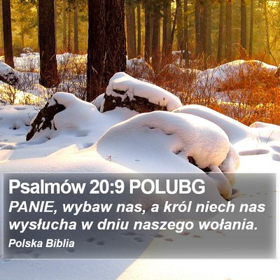 Psalmów 20:9 POLUBG Bible Verse Image