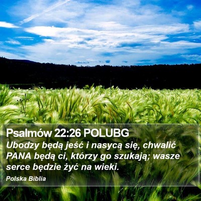 Psalmów 22:26 POLUBG Bible Verse Image