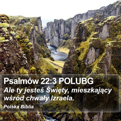Psalmów 22:3 POLUBG Bible Verse Image