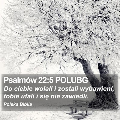 Psalmów 22:5 POLUBG Bible Verse Image