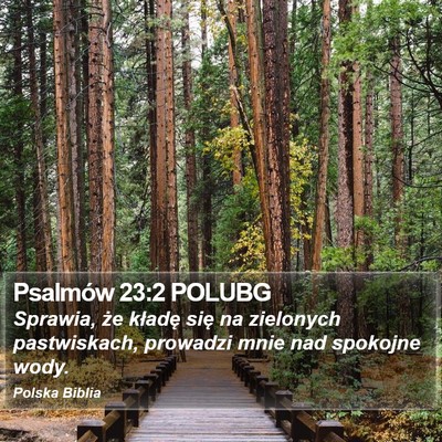 Psalmów 23:2 POLUBG Bible Verse Image