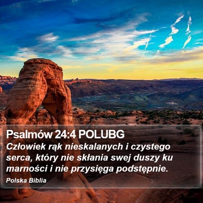 Psalmów 24:4 POLUBG Bible Verse Image