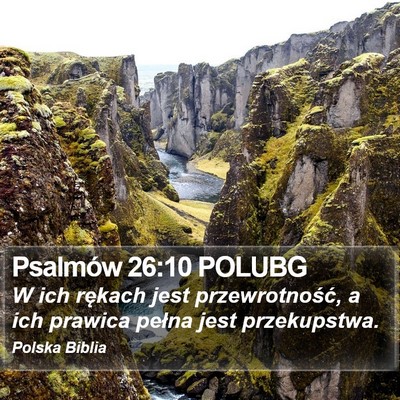 Psalmów 26:10 POLUBG Bible Verse Image