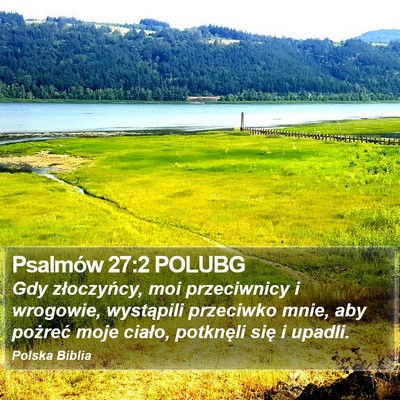 Psalmów 27:2 POLUBG Bible Verse Image