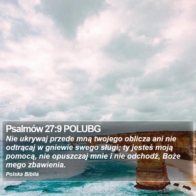 Psalmów 27:9 POLUBG Bible Verse Image