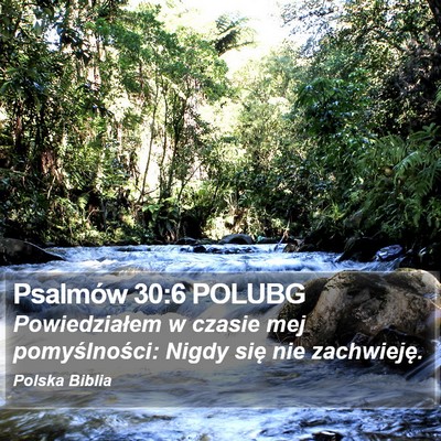 Psalmów 30:6 POLUBG Bible Verse Image