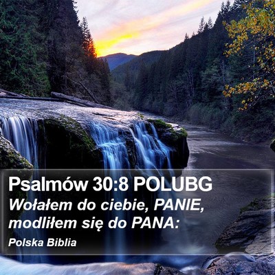 Psalmów 30:8 POLUBG Bible Verse Image