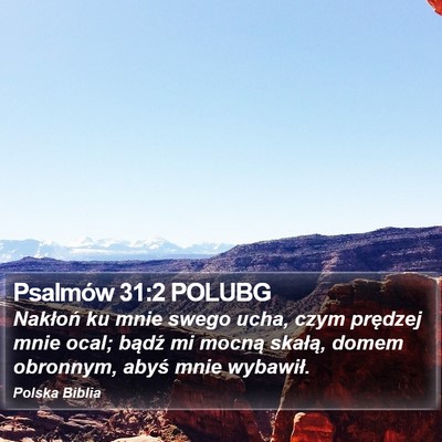 Psalmów 31:2 POLUBG Bible Verse Image