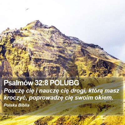 Psalmów 32:8 POLUBG Bible Verse Image