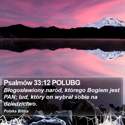 Psalmów 33:12 POLUBG Bible Verse Image