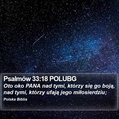Psalmów 33:18 POLUBG Bible Verse Image