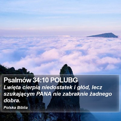 Psalmów 34:10 POLUBG Bible Verse Image