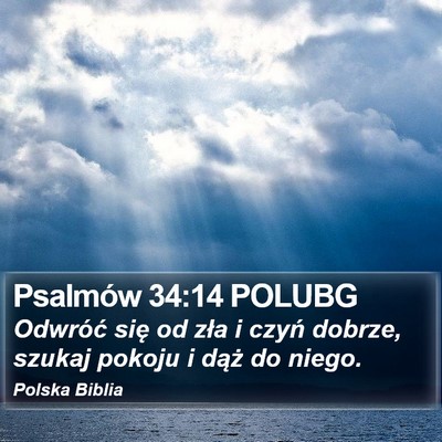Psalmów 34:14 POLUBG Bible Verse Image