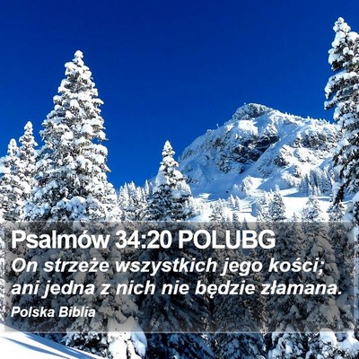 Psalmów 34:20 POLUBG Bible Verse Image