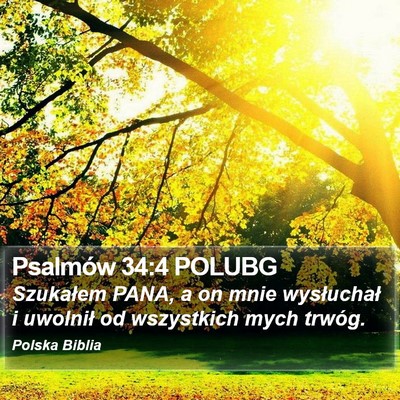 Psalmów 34:4 POLUBG Bible Verse Image
