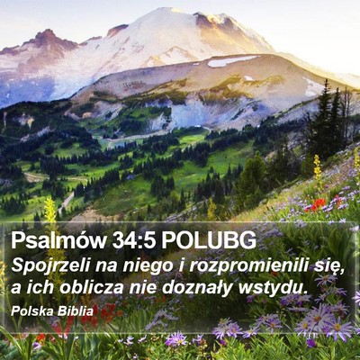 Psalmów 34:5 POLUBG Bible Verse Image