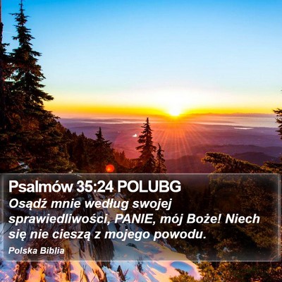Psalmów 35:24 POLUBG Bible Verse Image