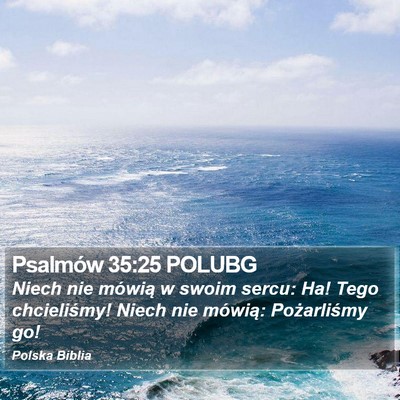 Psalmów 35:25 POLUBG Bible Verse Image