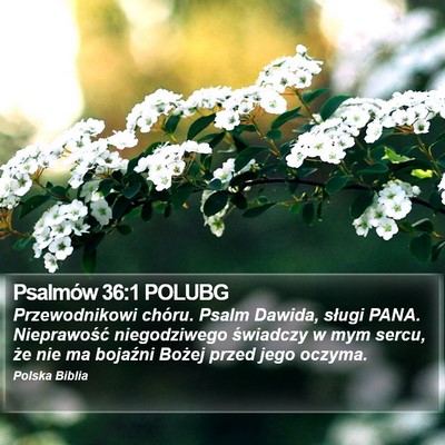 Psalmów 36:1 POLUBG Bible Verse Image