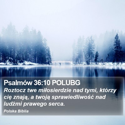 Psalmów 36:10 POLUBG Bible Verse Image