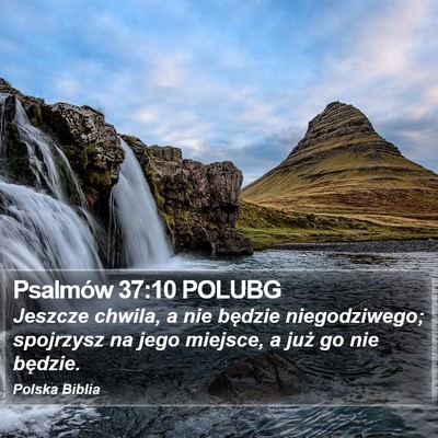 Psalmów 37:10 POLUBG Bible Verse Image