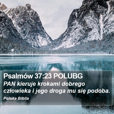 Psalmów 37:23 POLUBG Bible Verse Image