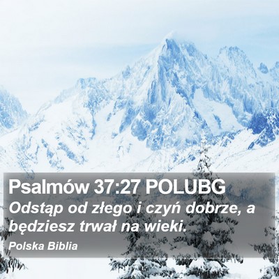 Psalmów 37:27 POLUBG Bible Verse Image