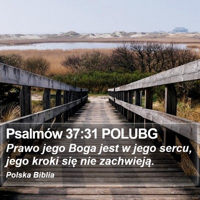 Psalmów 37:31 POLUBG Bible Verse Image