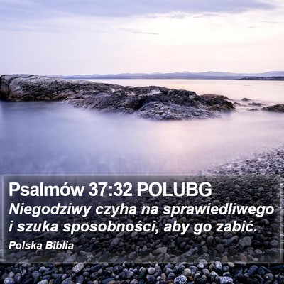 Psalmów 37:32 POLUBG Bible Verse Image