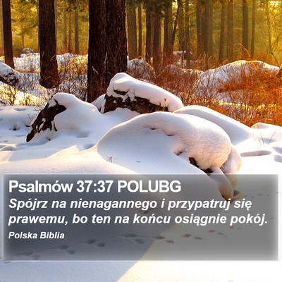 Psalmów 37:37 POLUBG Bible Verse Image