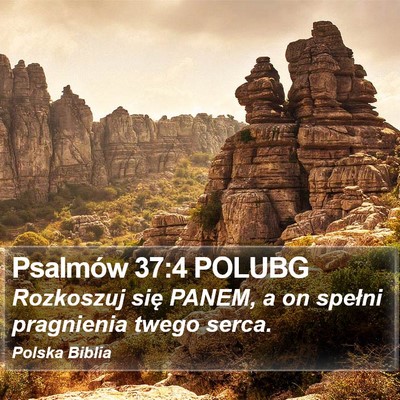 Psalmów 37:4 POLUBG Bible Verse Image