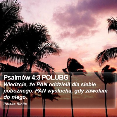 Psalmów 4:3 POLUBG Bible Verse Image