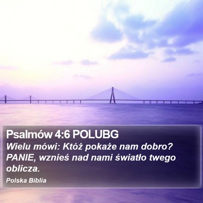 Psalmów 4:6 POLUBG Bible Verse Image