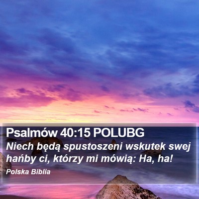 Psalmów 40:15 POLUBG Bible Verse Image